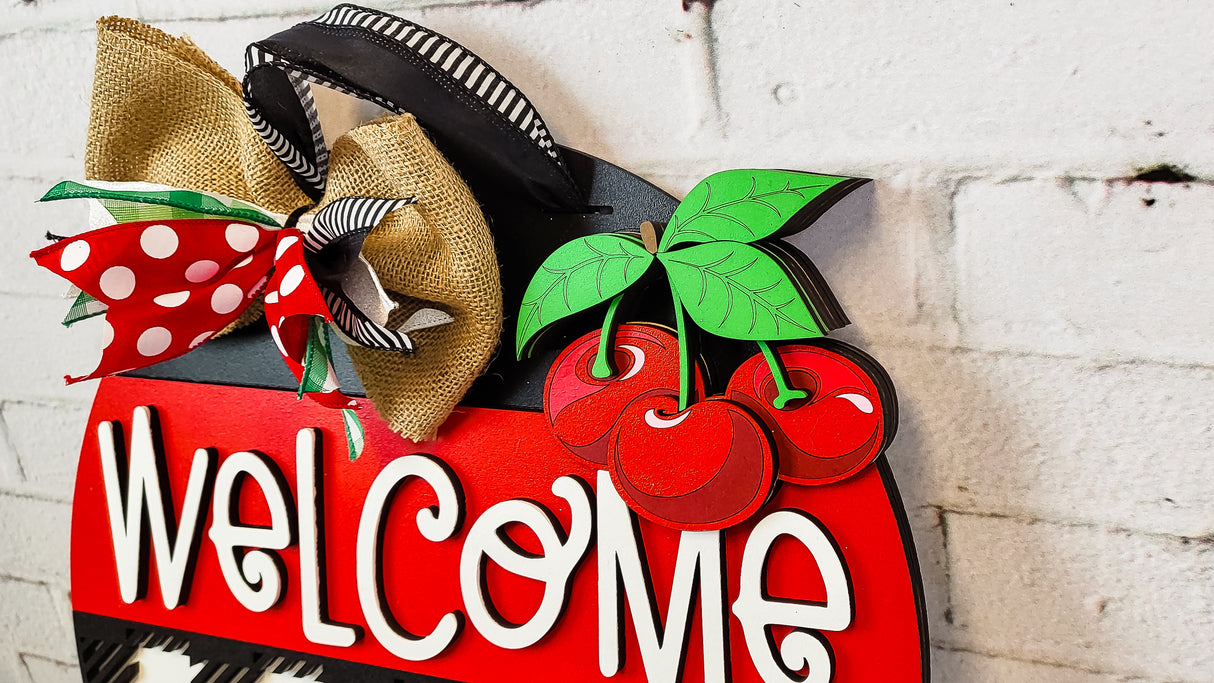 Welcome Cherries Door Hanger - Lvl 1