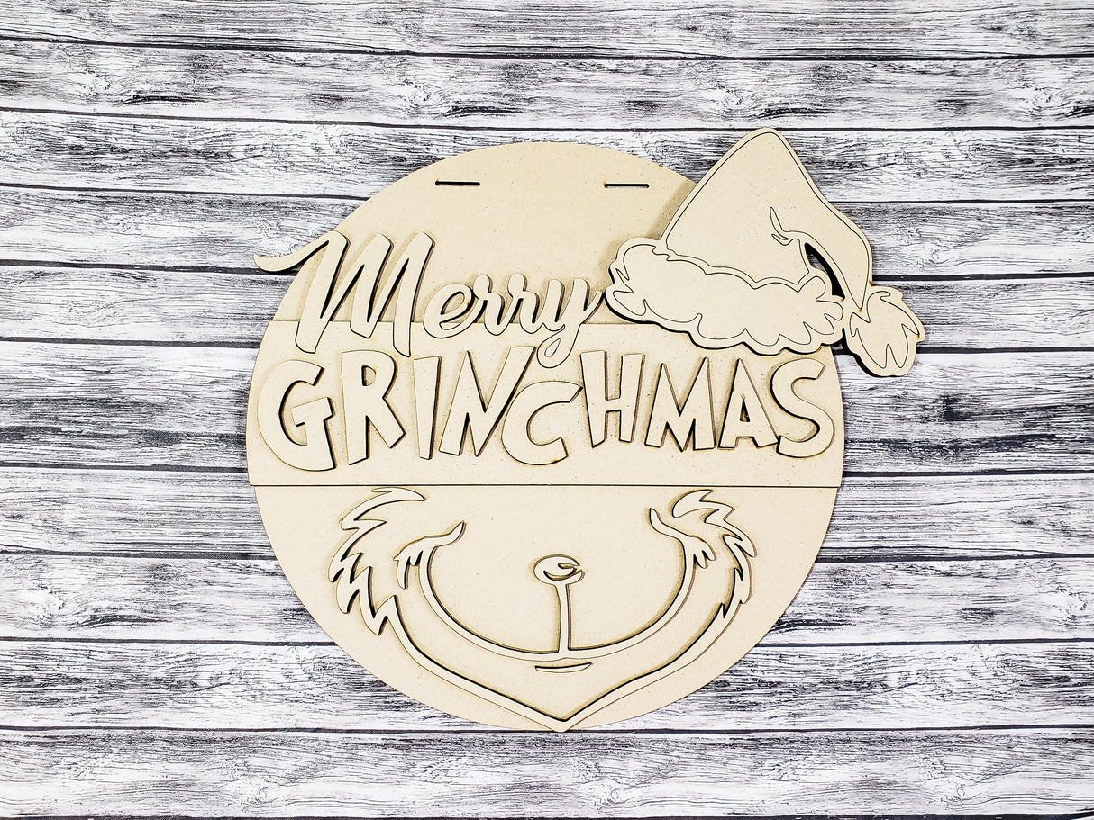 Merry Grinchmas Door Hanger - LEVEL 1