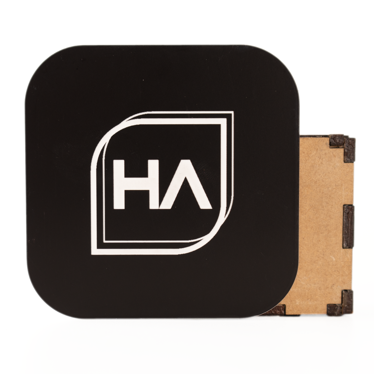 1/8" Two Tone Black/White Acrylic Sheet