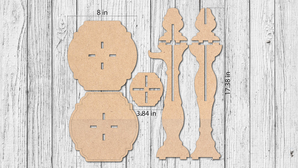 Mini Sign Post Display Stands SVG (Digital File Only)