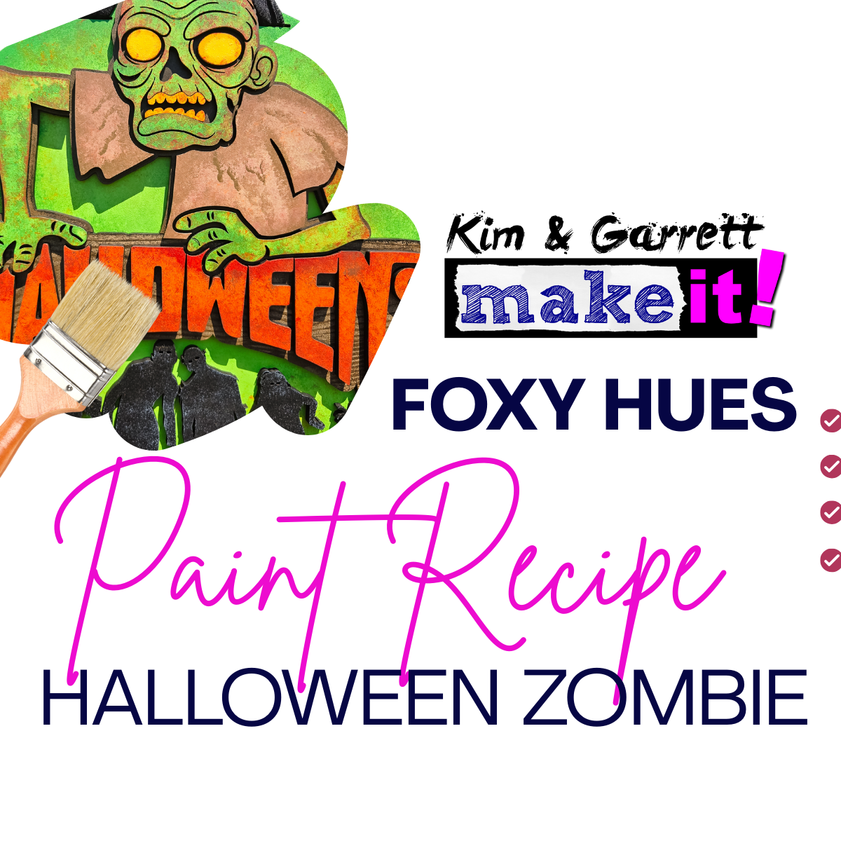 Foxy Hues Paint Recipe - Halloween Zombie