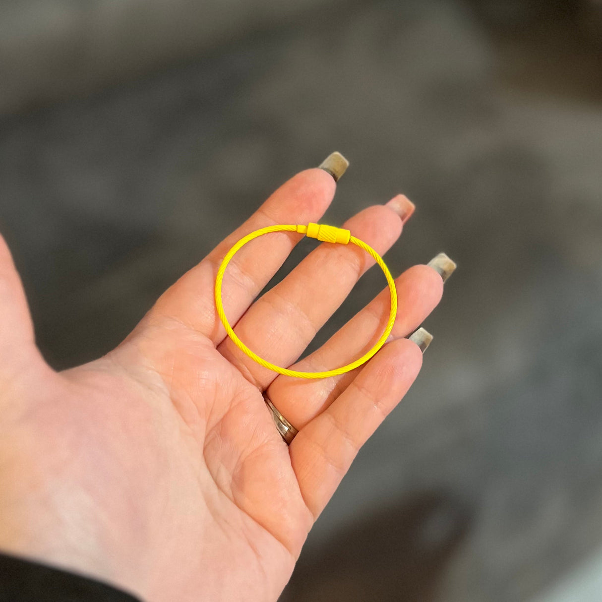 Wire Cable Keychain Thingie