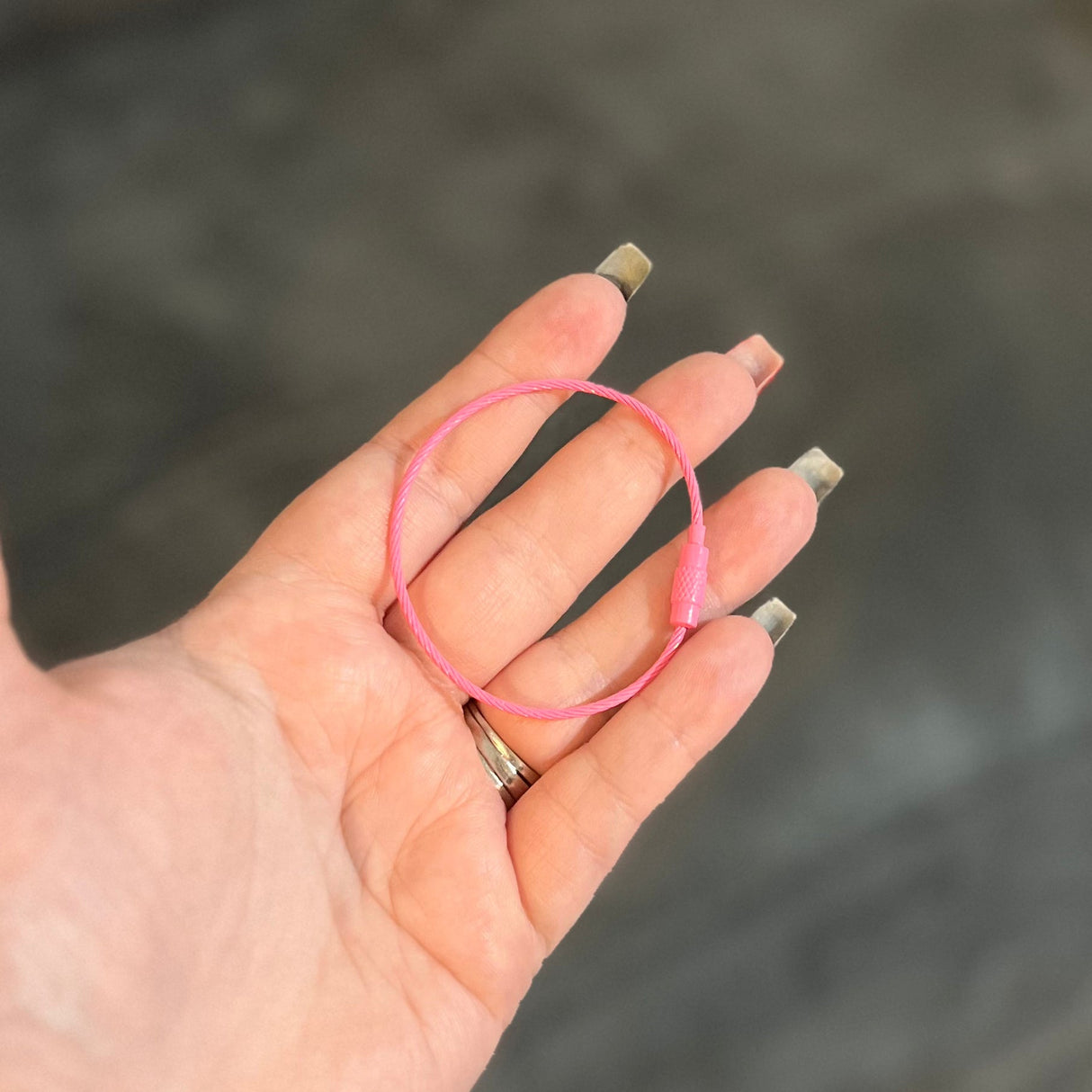 Wire Cable Keychain Thingie