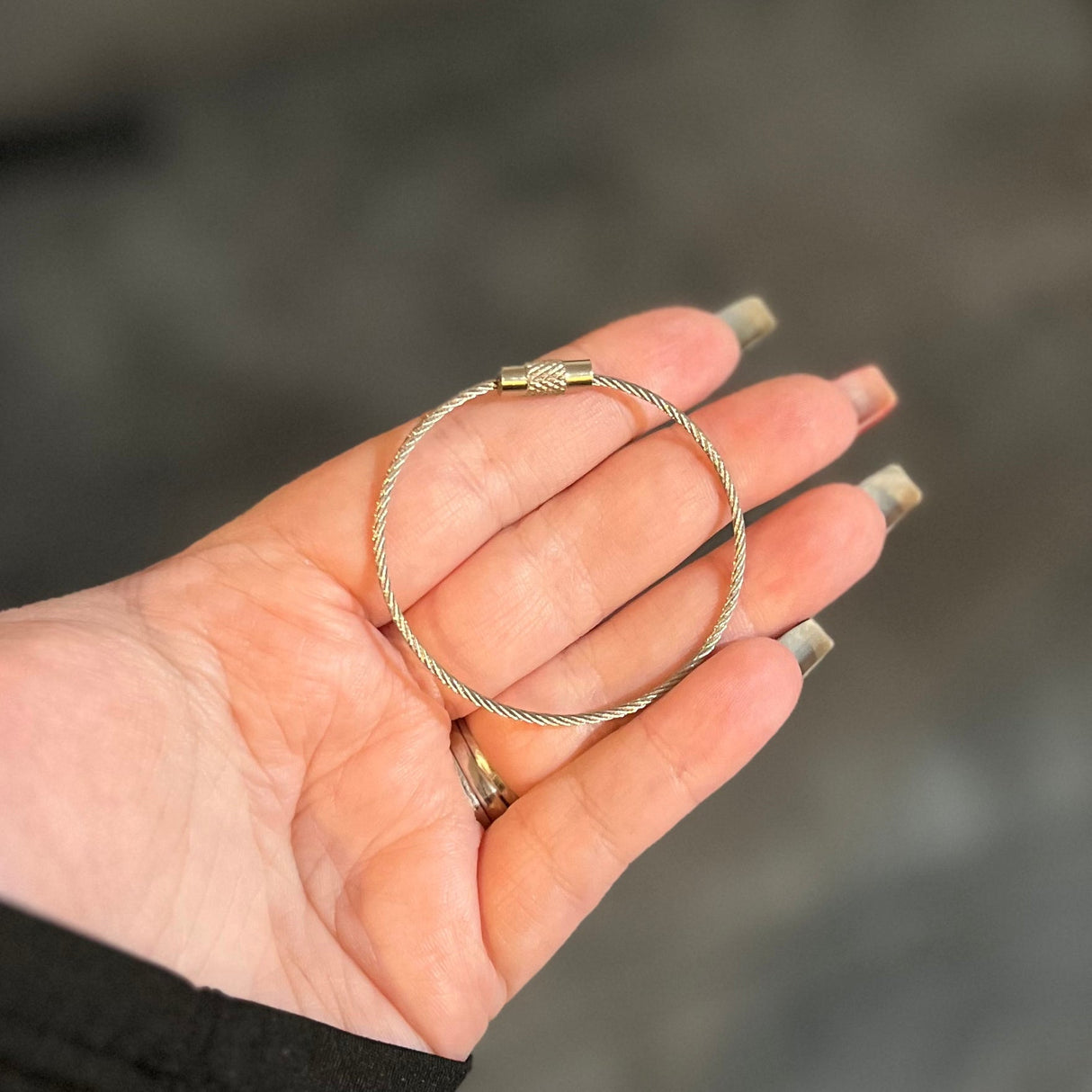 Wire Cable Keychain Thingie