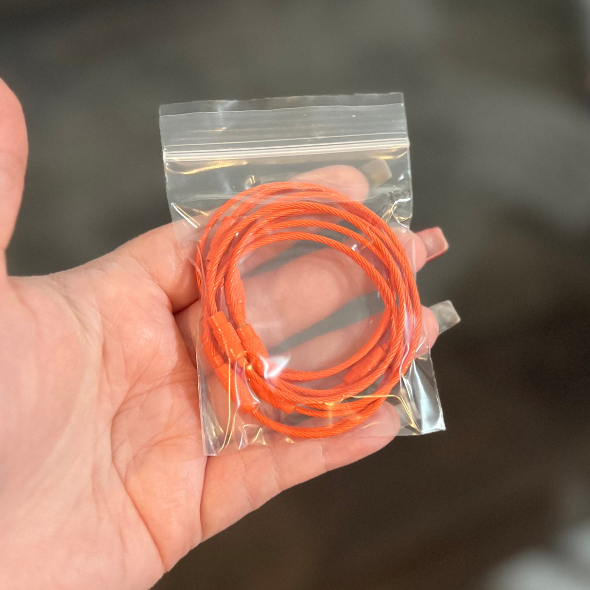 Wire Cable Keychain Thingie