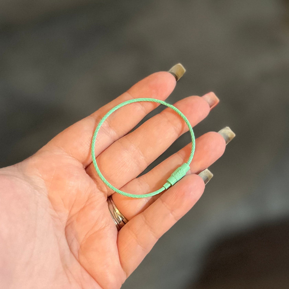 Wire Cable Keychain Thingie