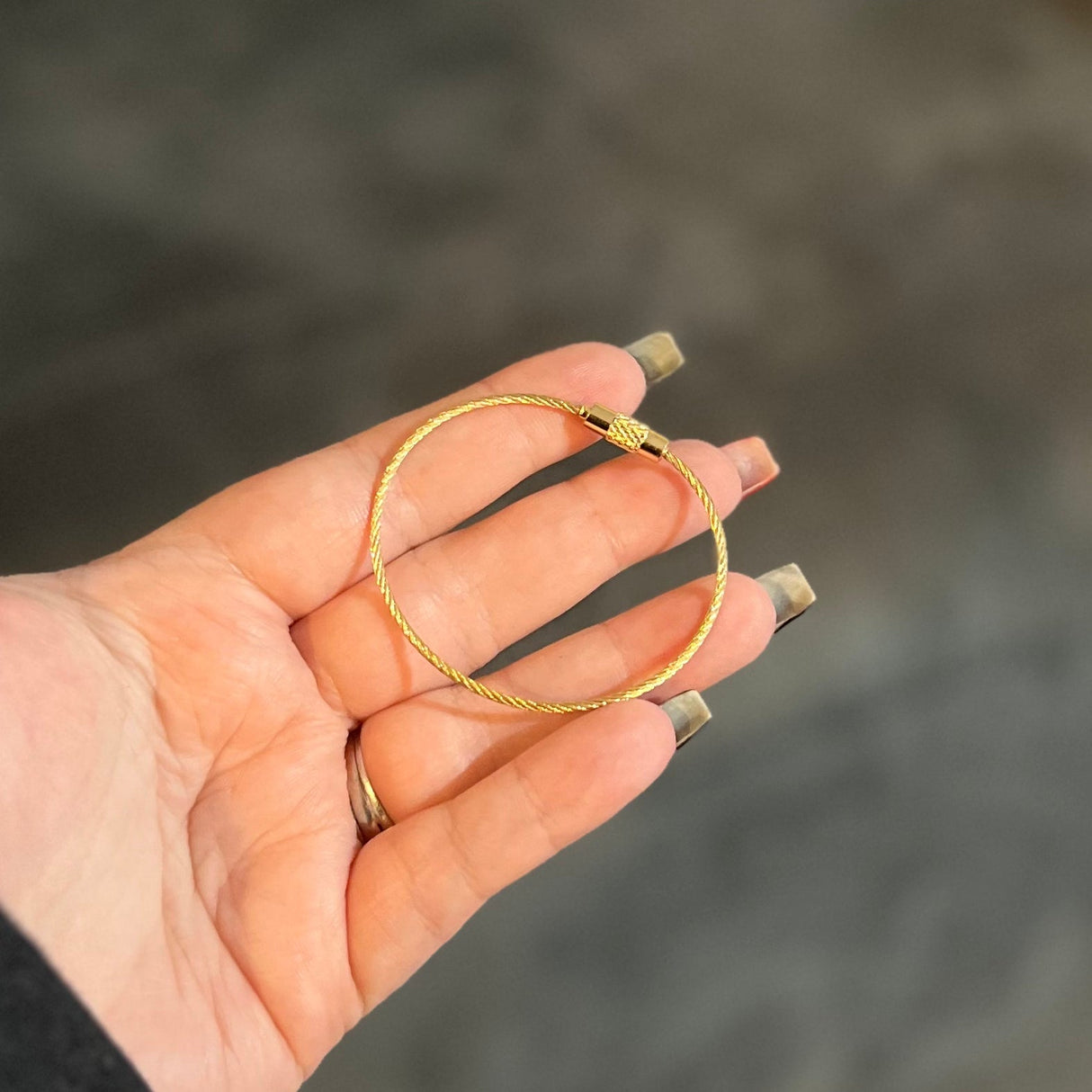 Wire Cable Keychain Thingie