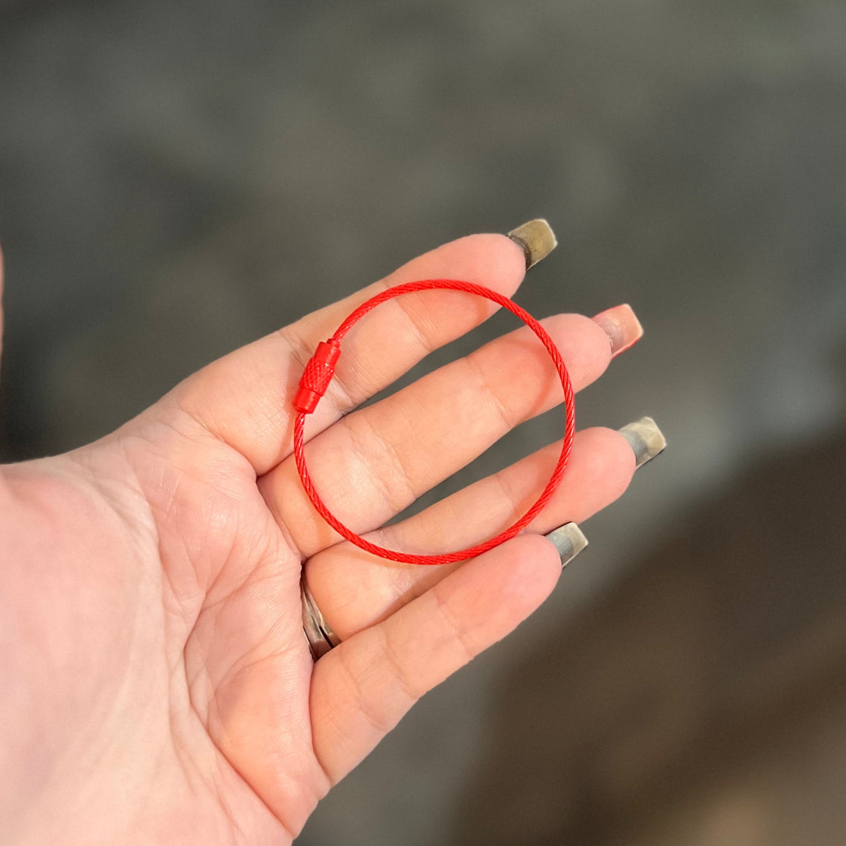 Wire Cable Keychain Thingie