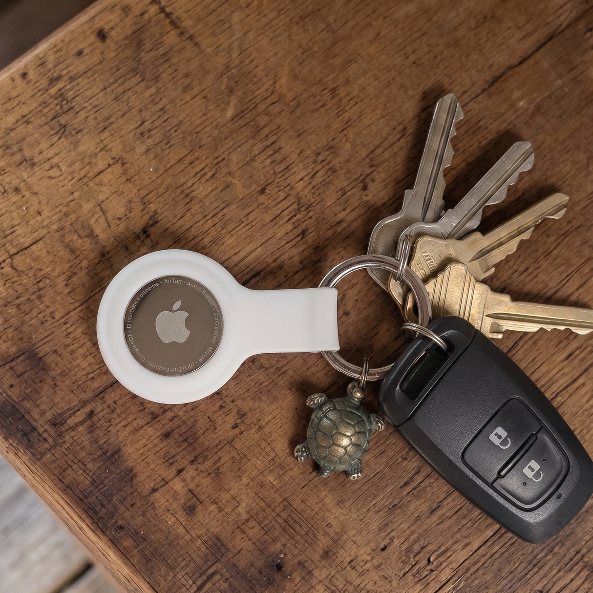Silicone AirTag Keychain Blank
