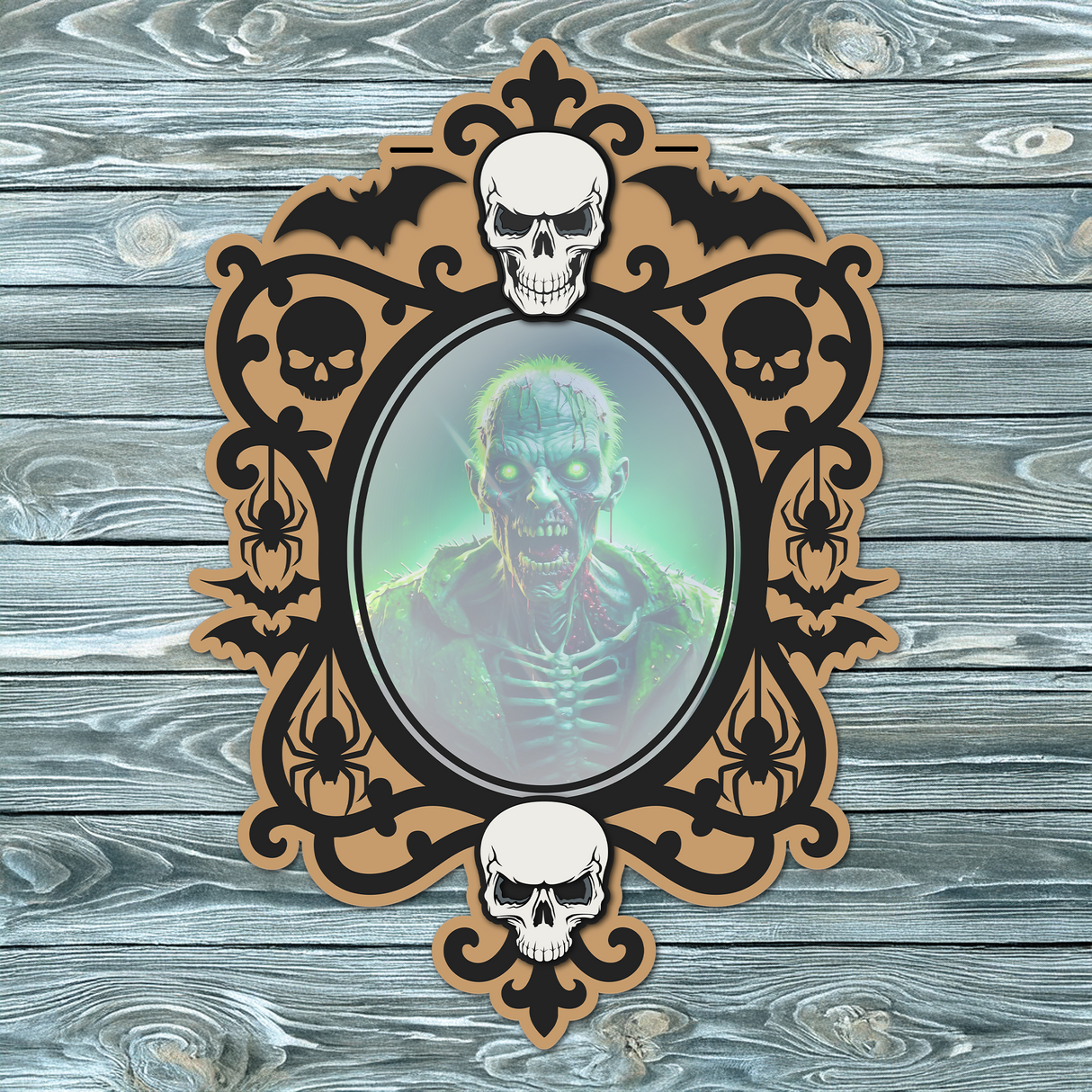 Halloween Haunted Mirror Door Hanger - DIY Unfinished Kit - Lvl 2