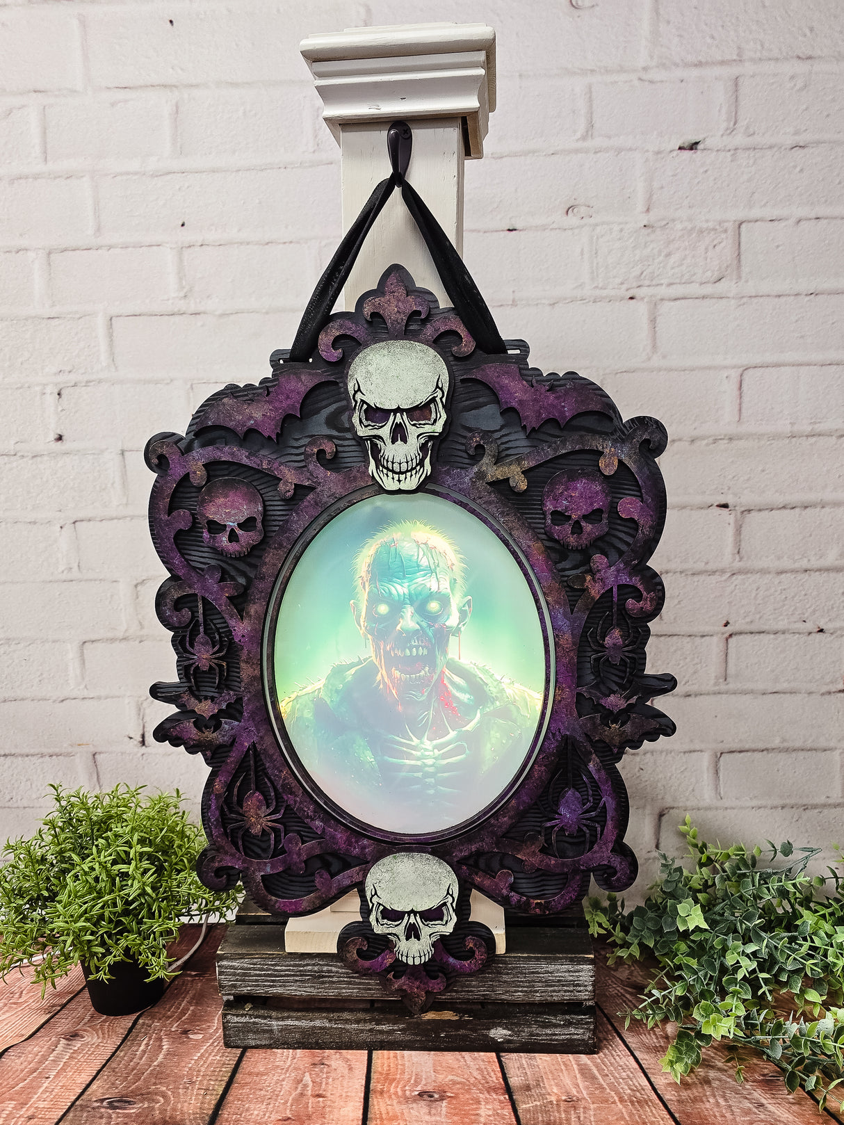 Halloween Haunted Mirror Door Hanger - DIY Unfinished Kit - Lvl 2