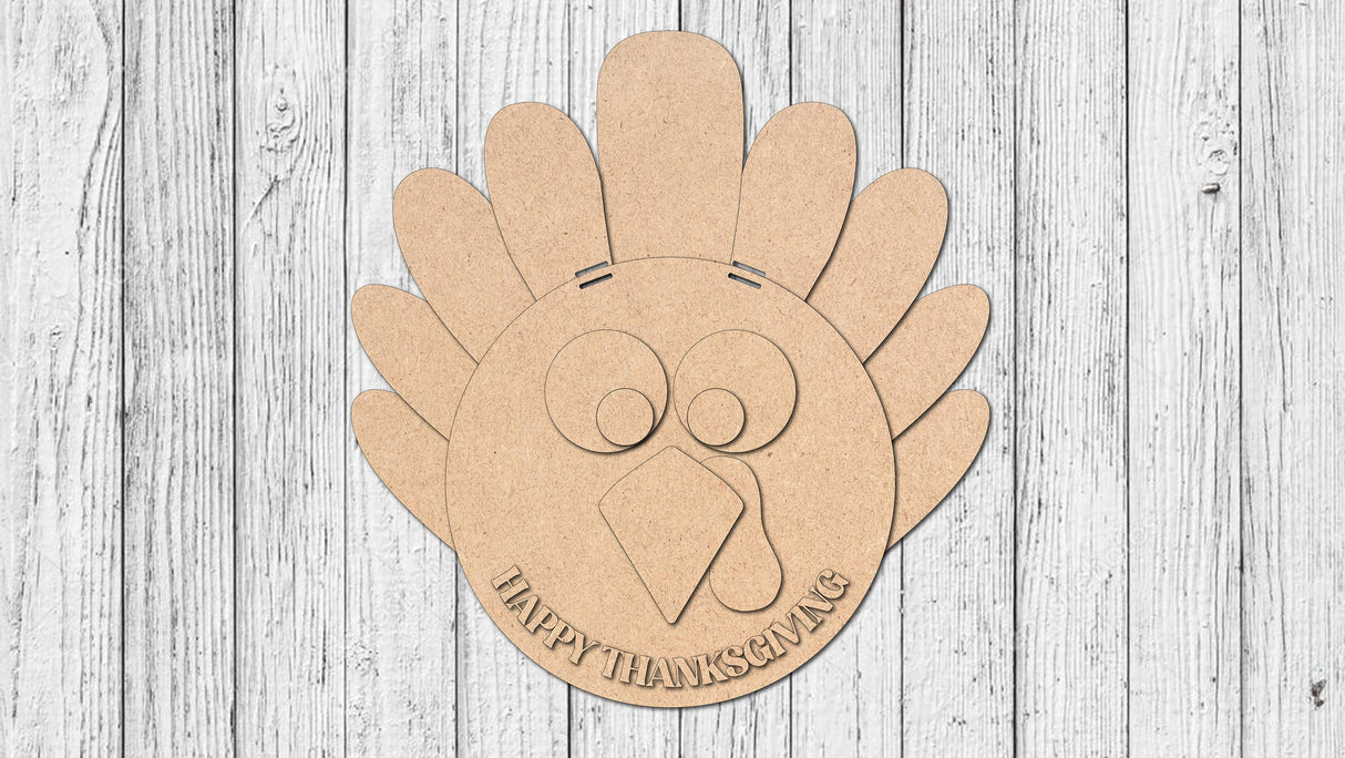 Happy Thanksgiving Turkey Door Hanger - LEVEL 2