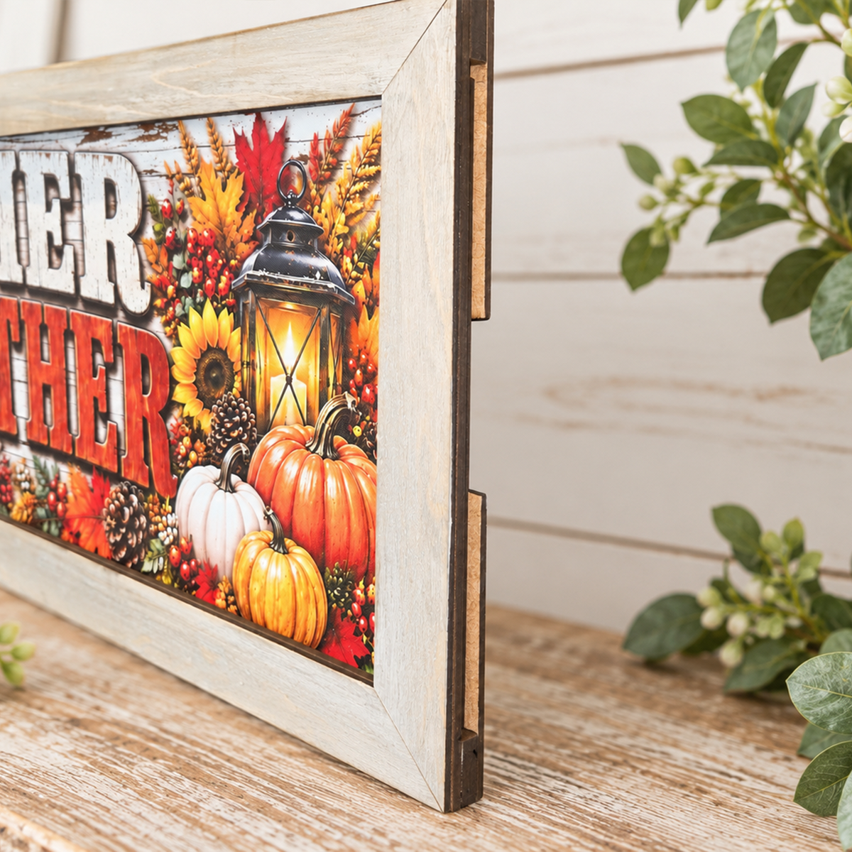 Interchangeable Rectangle Wall Sign - Finished