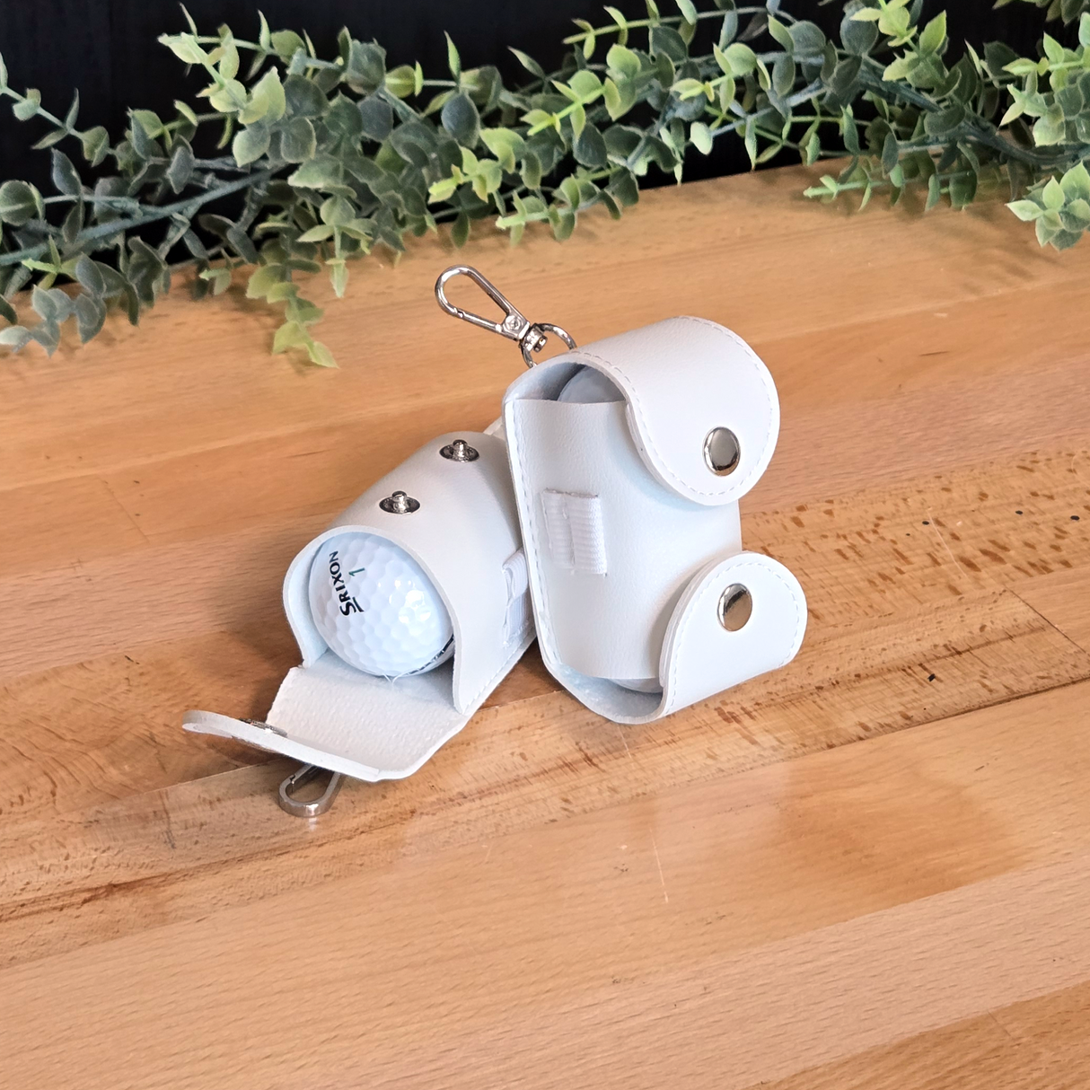 Leatherette Golf Ball & Tee Holder Blank