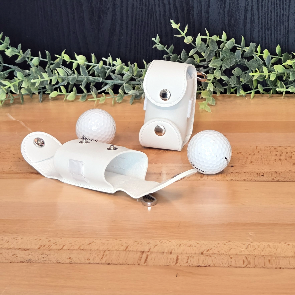 Leatherette Golf Ball & Tee Holder Blank