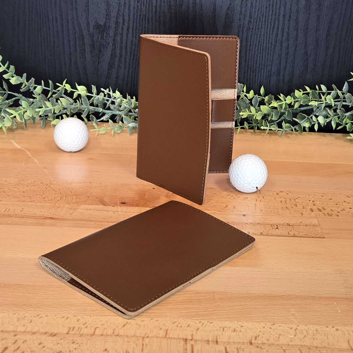 Laserable Leatherette Golf Scorecard Holder Blank