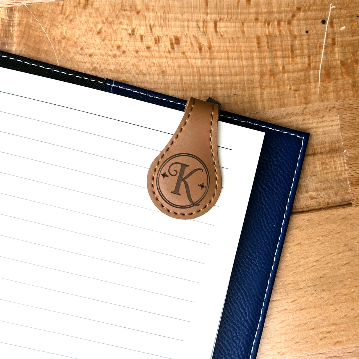 Laserable Leatherette Magnetic Bookmark Blank | Fold-Over Page Marker