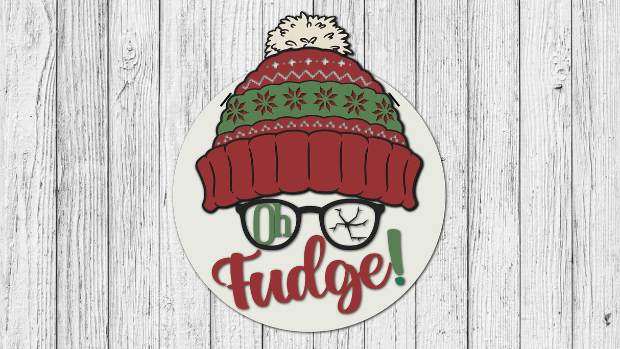 Oh Fudge Ralphie Door Hanger - LEVEL 2