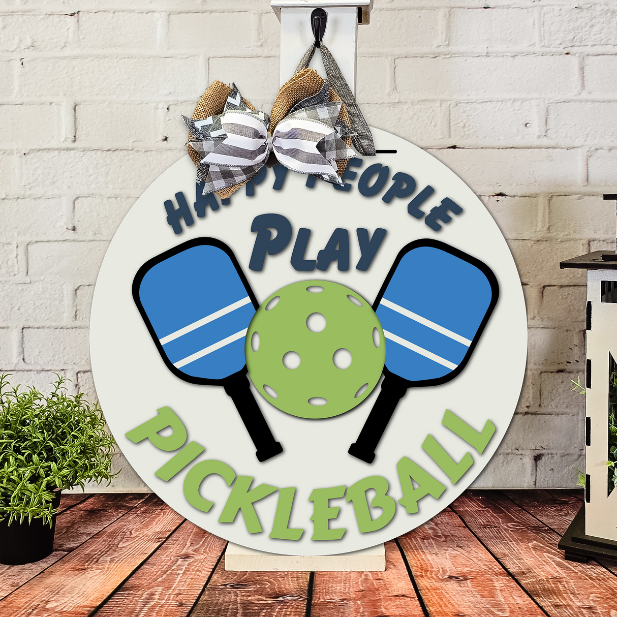 Happy People Play Pickleball - DIY Unfinished Kit - Lvl 1