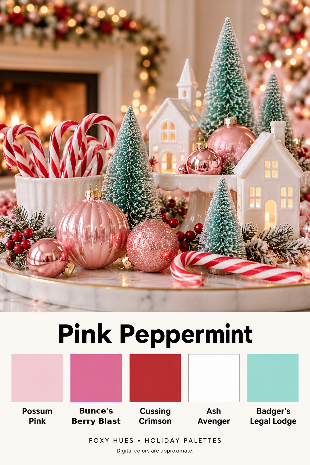 Foxy Hues Paints - Pink Peppermint Palette Bundle