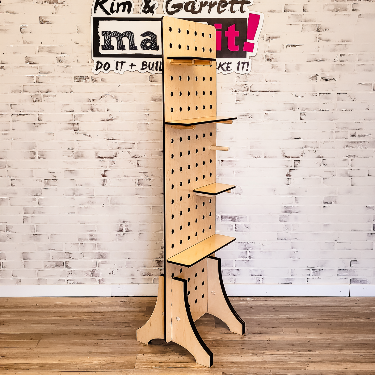 Portable Wooden Craft Booth 6ft Tall Display Stands SVG (Digital File Only)