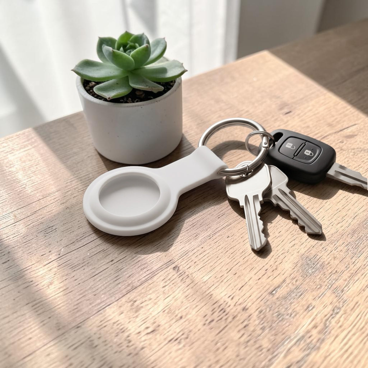 Silicone AirTag Keychain Blank