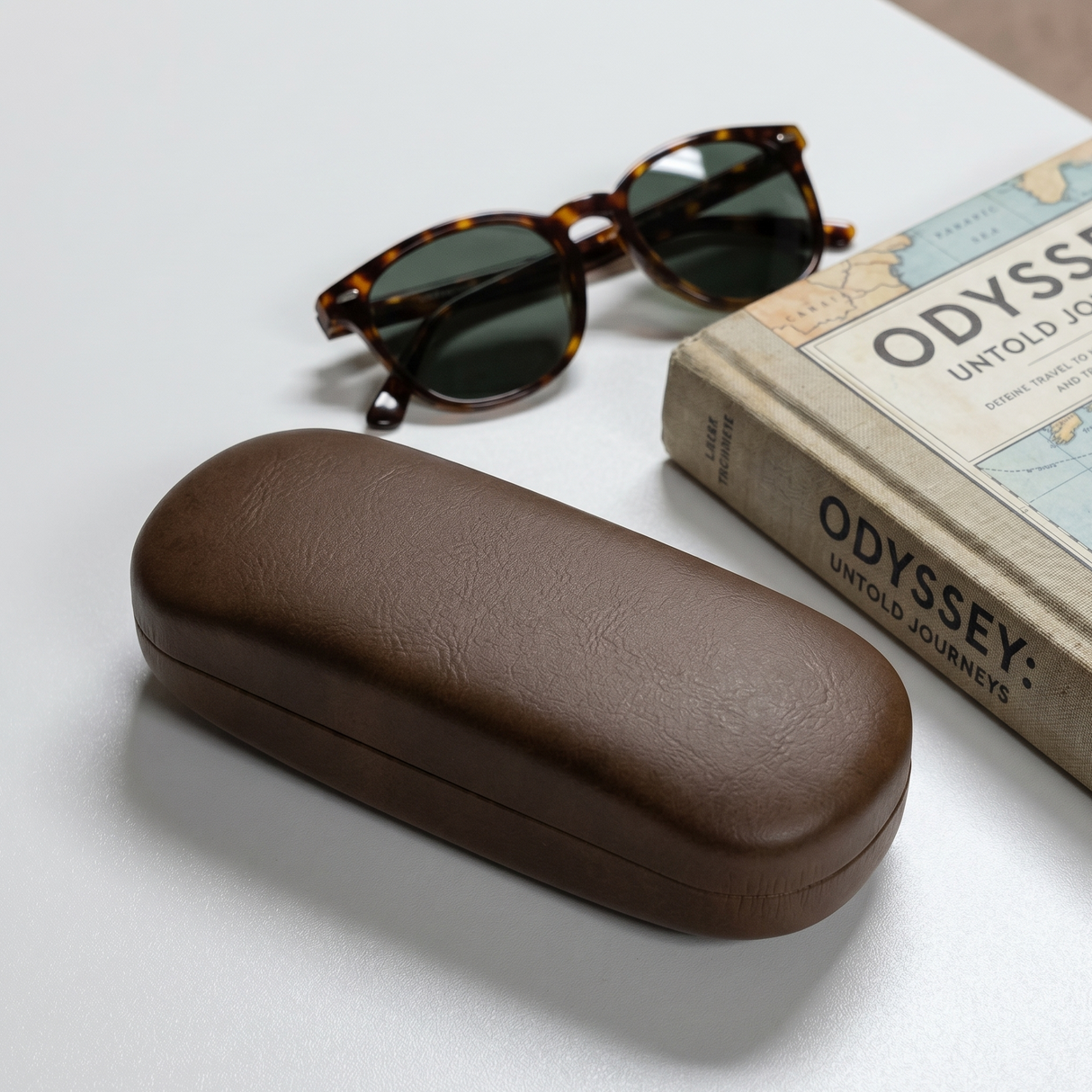Premium Leatherette Sunglasses Case