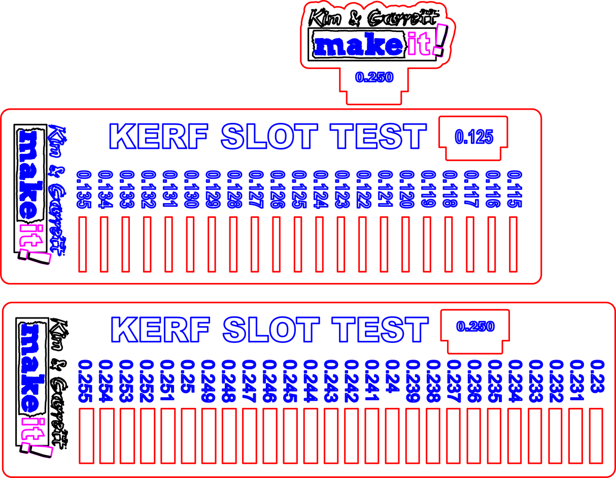 Laser Kerfing Template