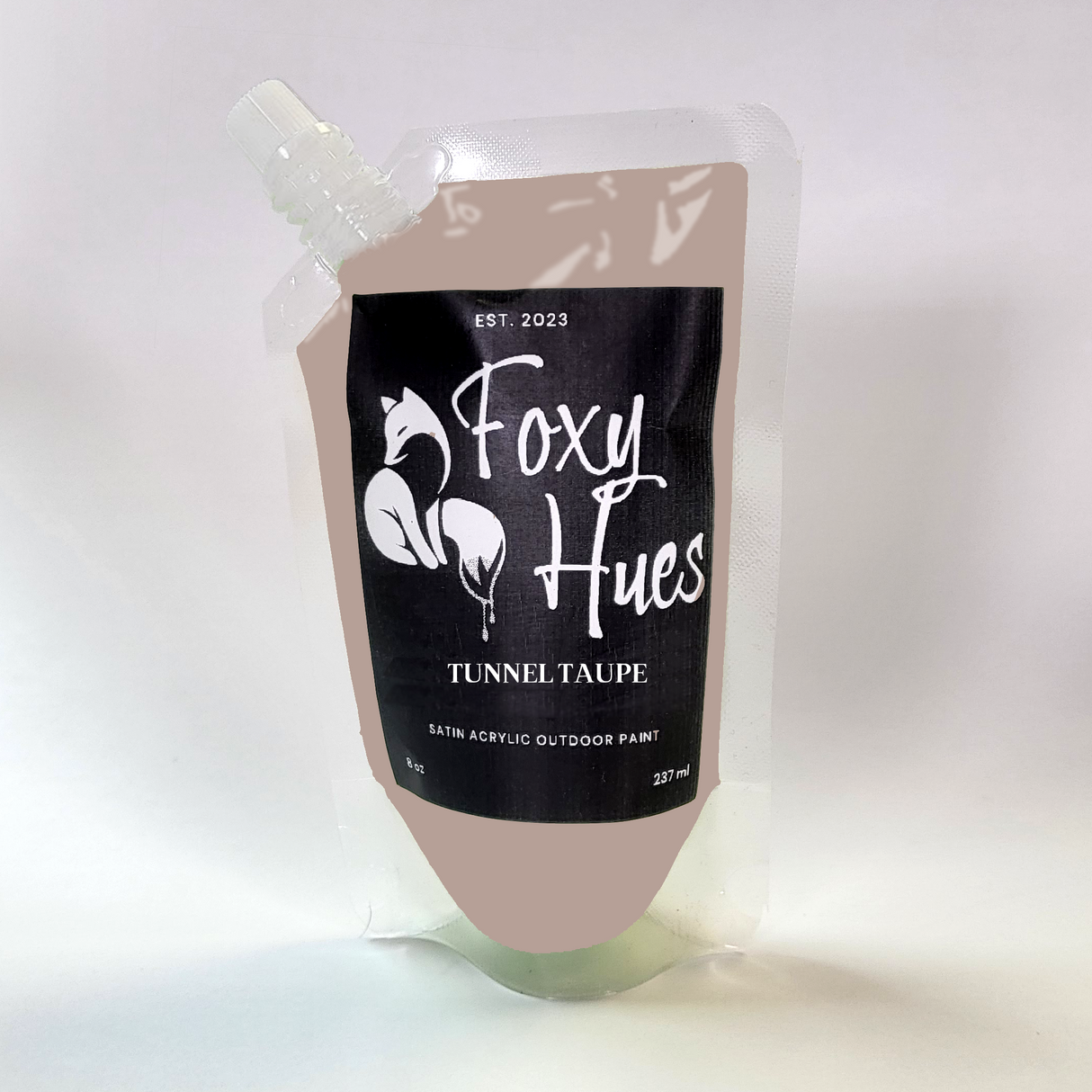 Tunnel Taupe - Foxy Hues | Satin Acrylic Outdoor Paint