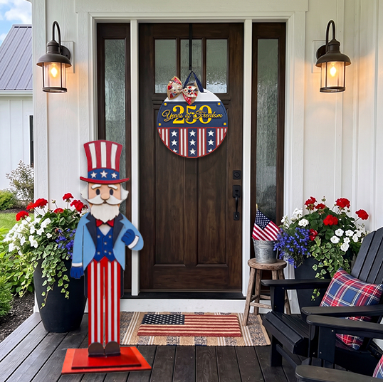 3-foot-tall Uncle Sam Stander - Finished
