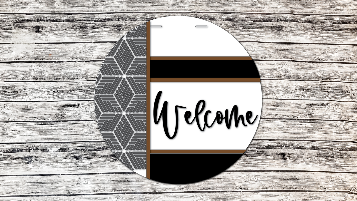 Welcome Aztec Side Door Hanger - LEVEL 1