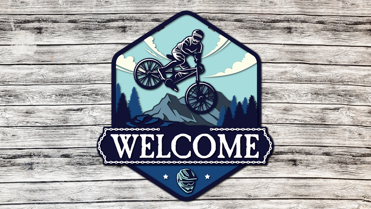 Mountain Bike Door Hanger - Lvl 2