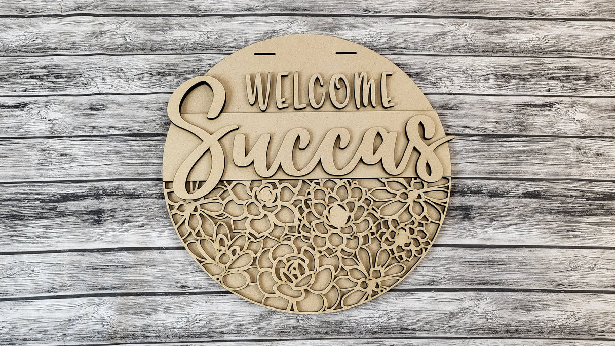 Welcome Succas Door Hanger - Lvl 1