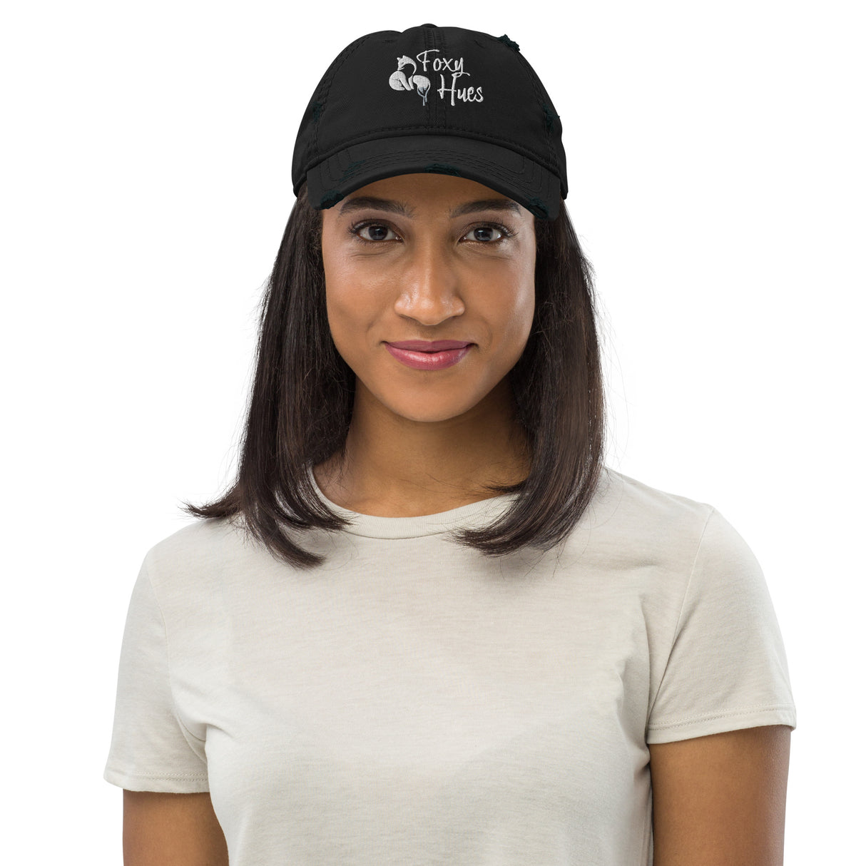 Foxy Hues Distressed Dad Hat