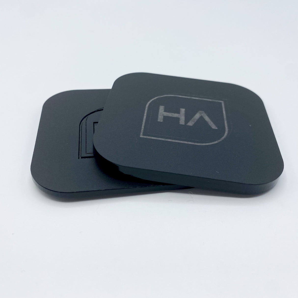 1/4" Black Matte One Side Shiny One Side Cast Acrylic Sheet