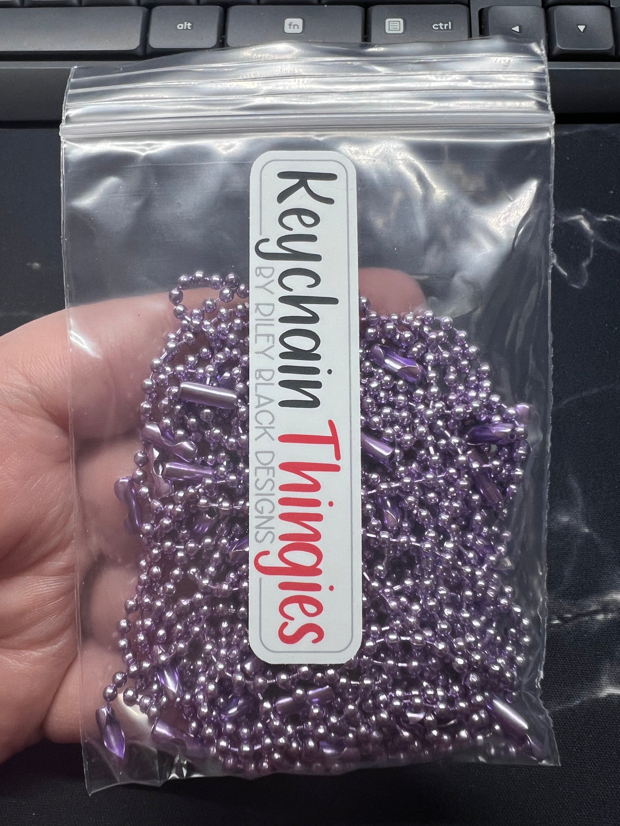 50 Ball & Chain Keychain Thingies