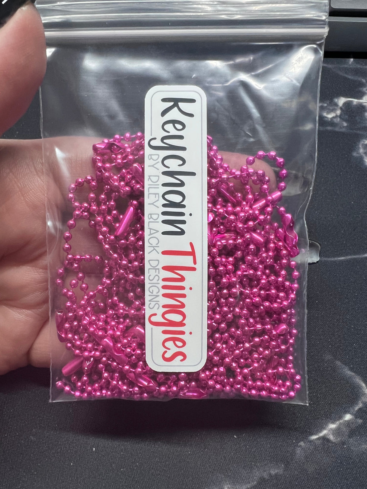 50 Ball & Chain Keychain Thingies