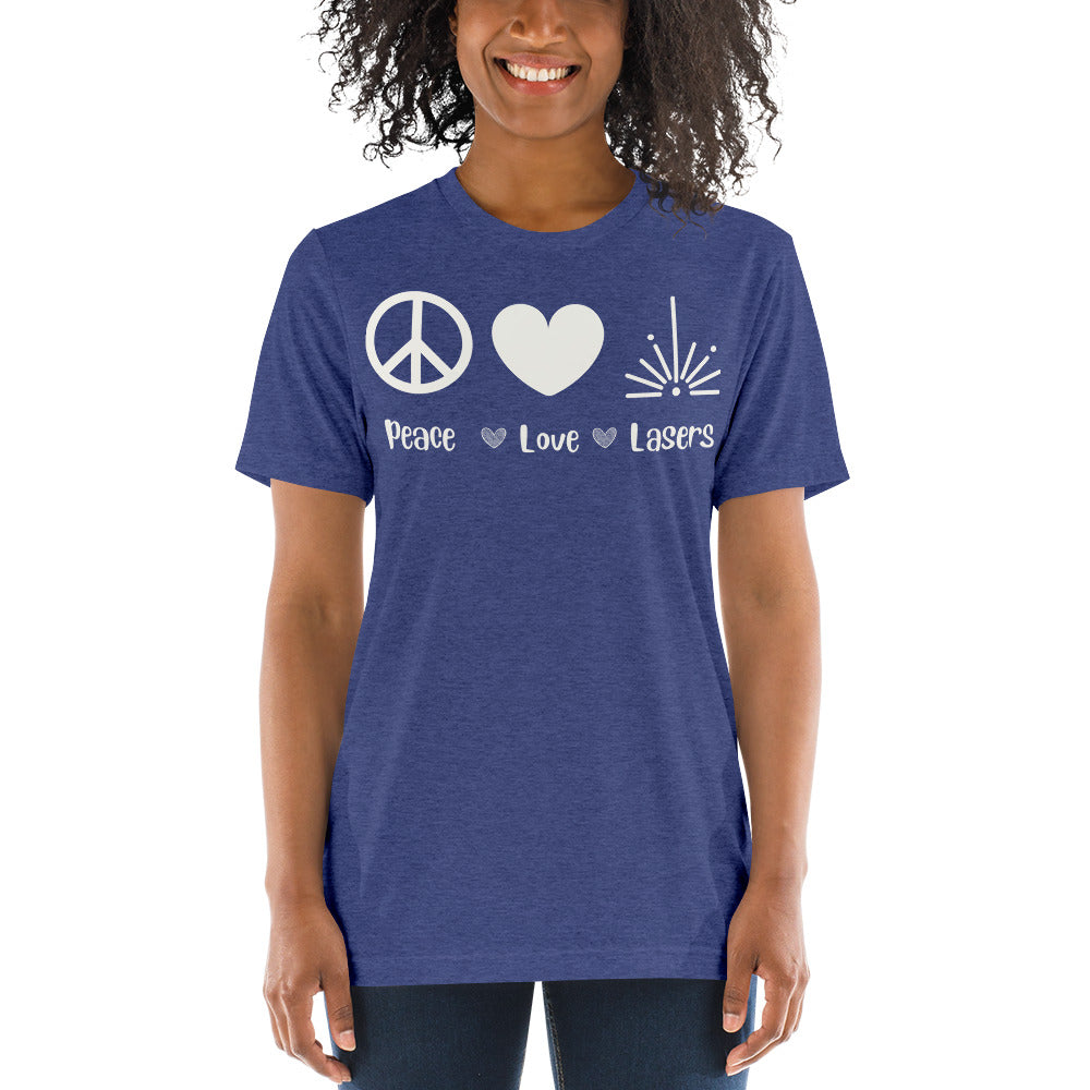 Peace Love Lasers T Shirt