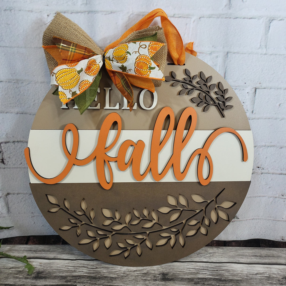 Hello Fall Branch Door Hanger - LEVEL 1