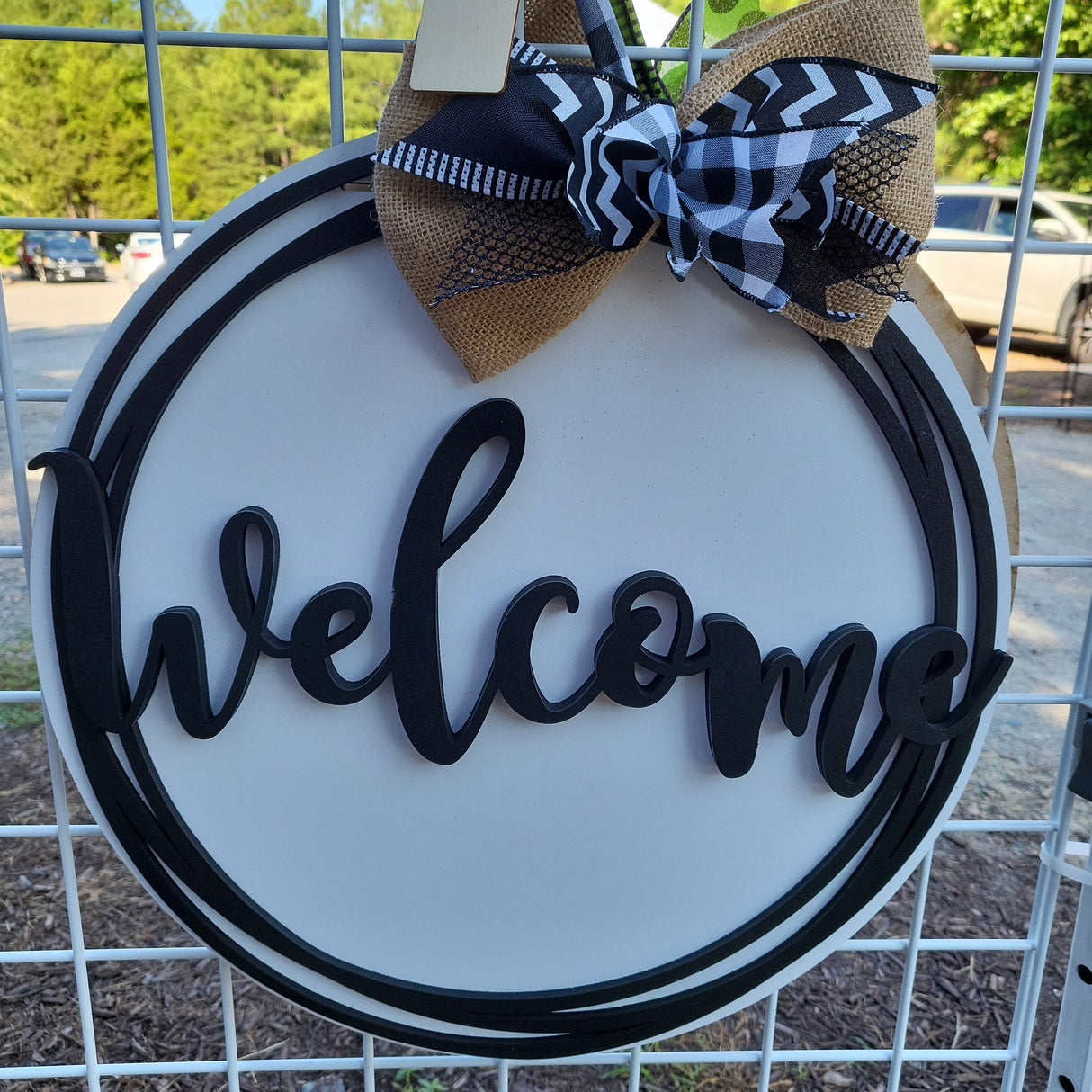 Welcome Circles Door Hanger