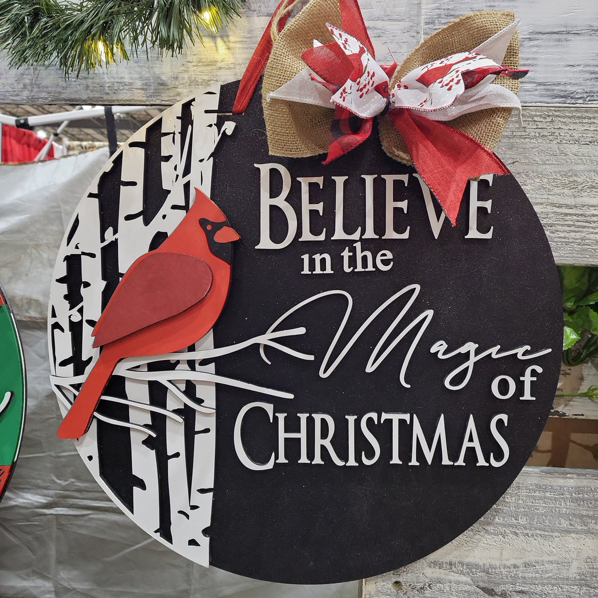 Believe Cardinal Door Hanger - LEVEL 1