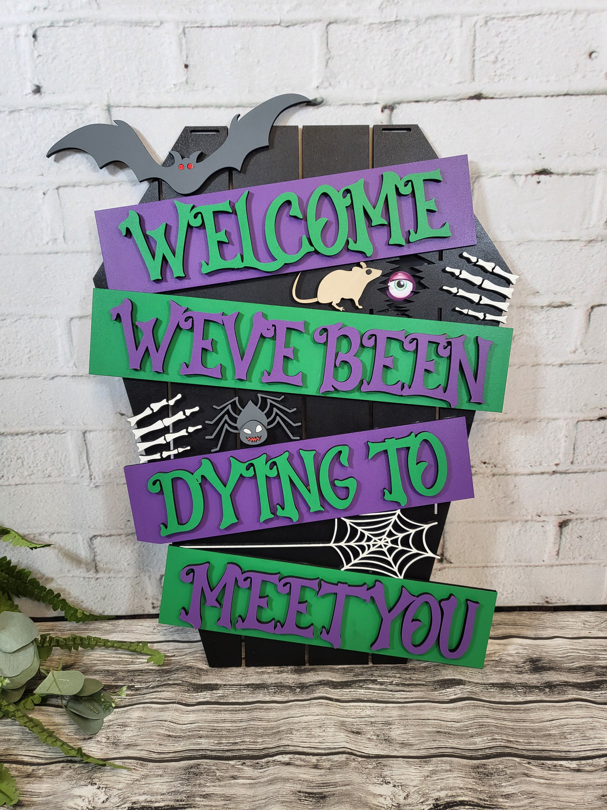 Halloween Coffin Door Hanger - LEVEL 2