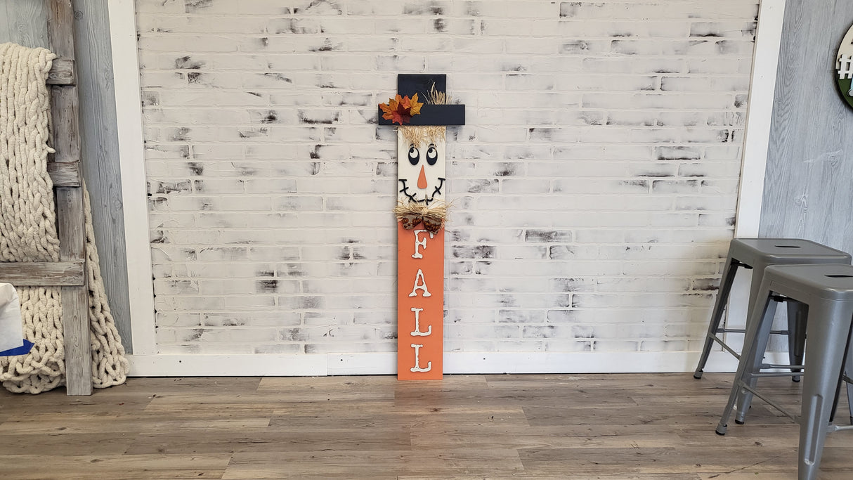 Fall Scarecrow Porch Leaner DIY Unfinished Kit