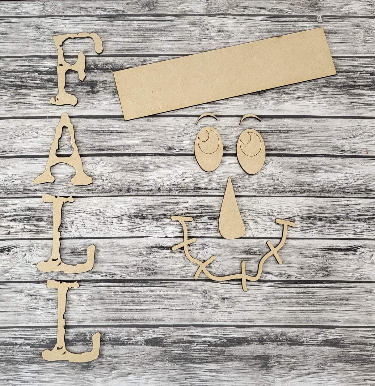 Fall Scarecrow Porch Leaner DIY Unfinished Kit