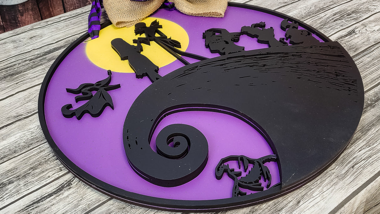 Jack and Sally Door Hanger - LEVEL 1