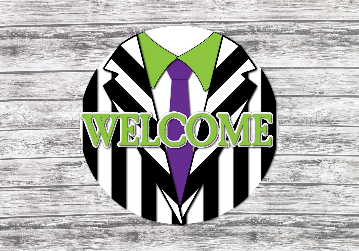 Beetlejuice Suit Door Hanger - Lvl 1