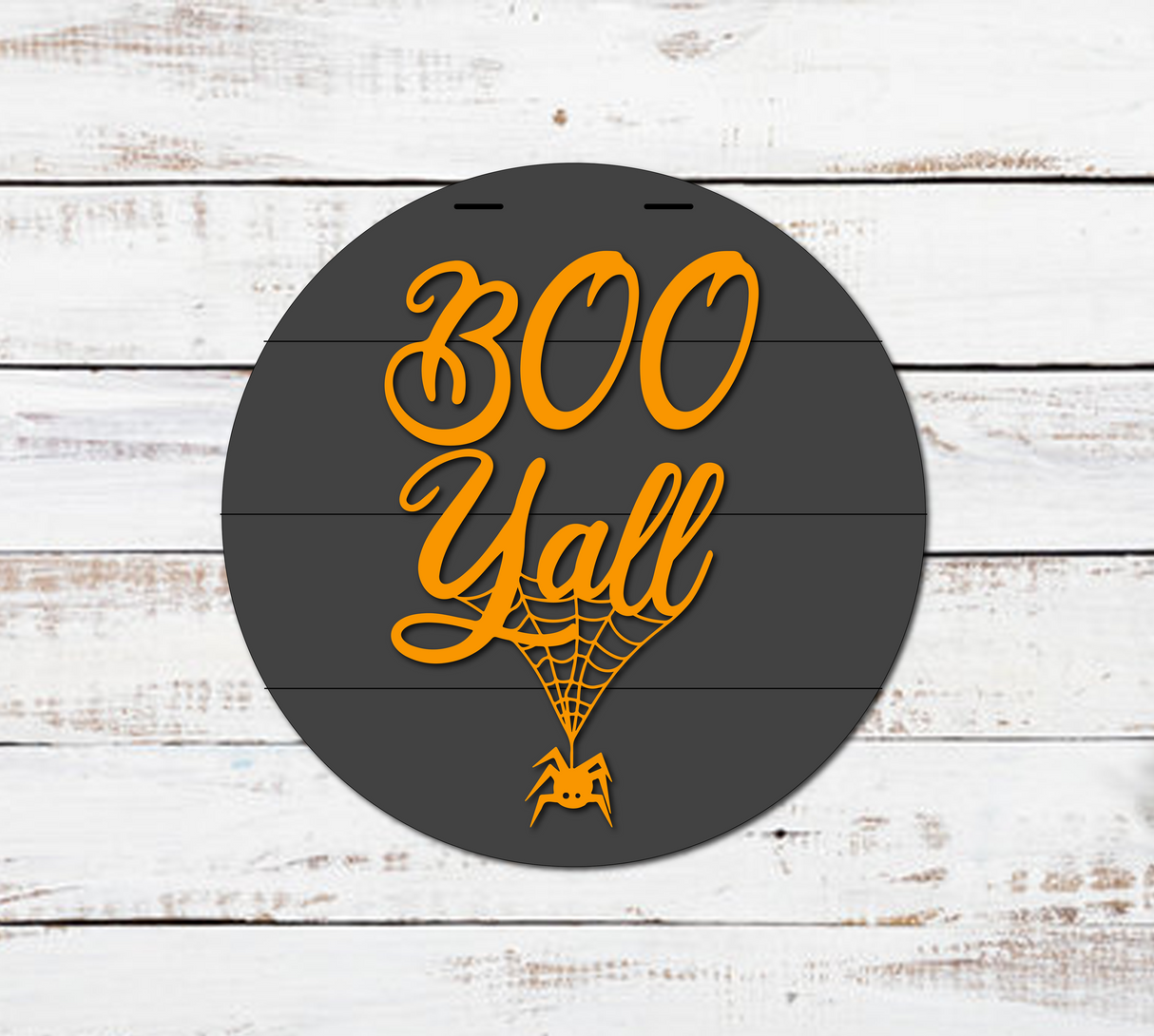 Boo Y'all with Spider Web Door Hanger - Lvl 1