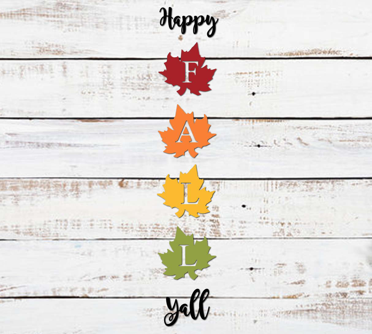 Cut File for Happy FALL Yall SVG
