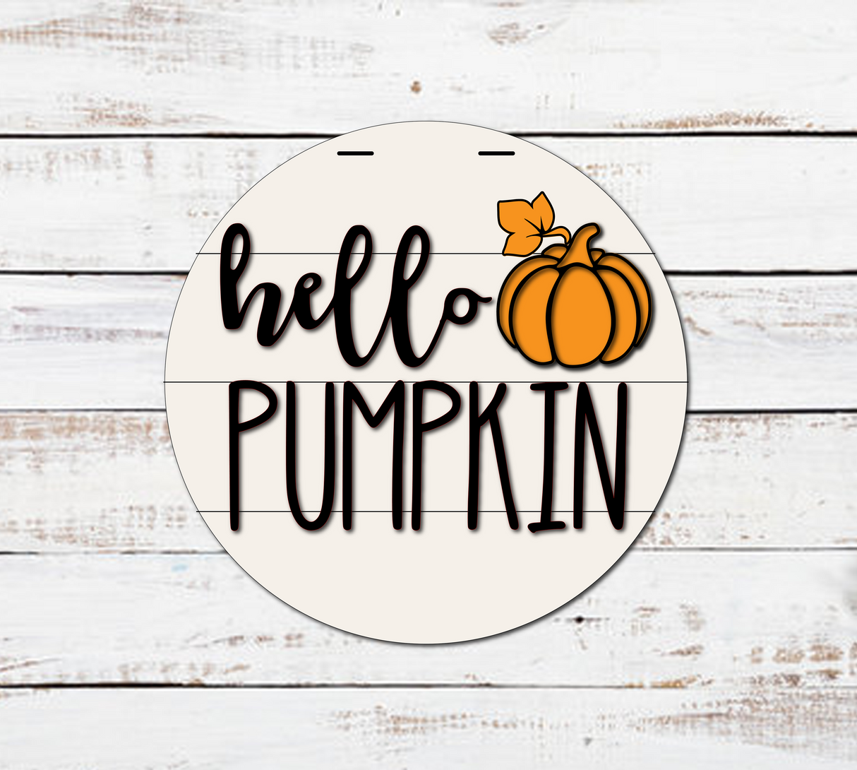 Hello Pumpkin Door Hanger - LEVEL 1