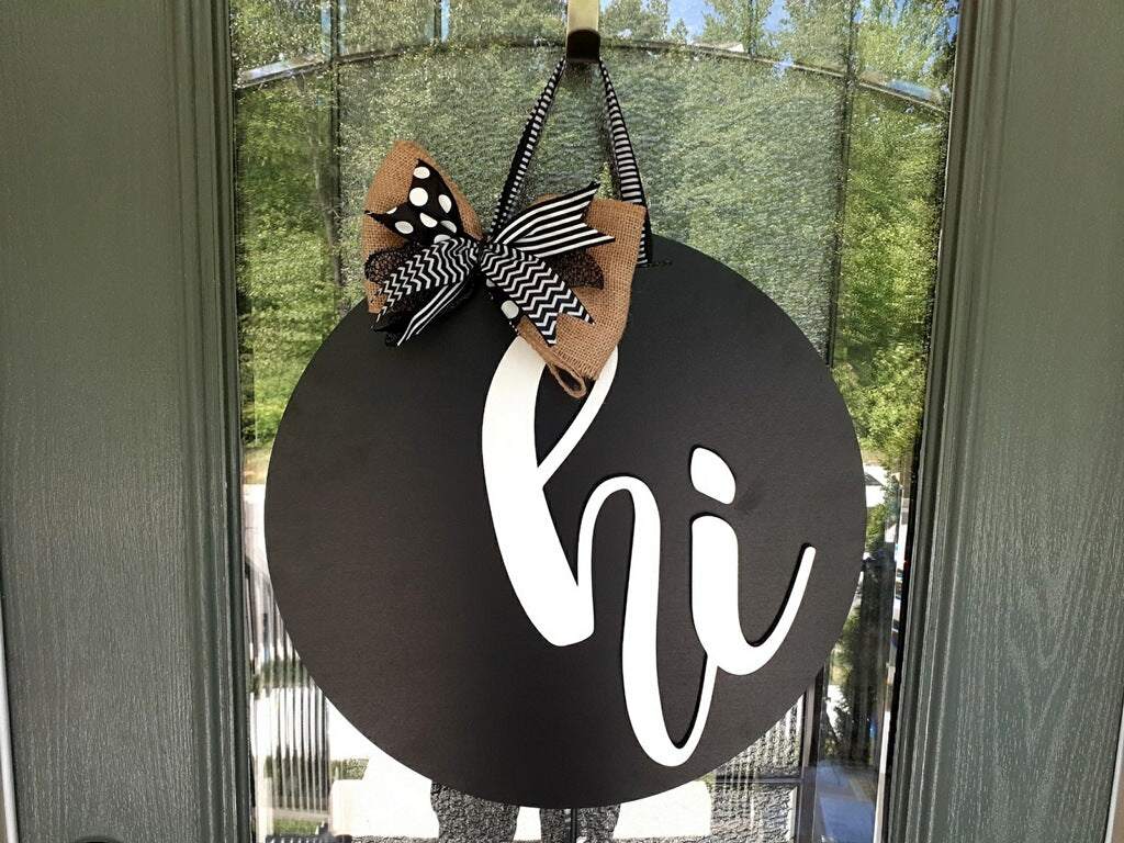 Finished - Hi Door Hanger